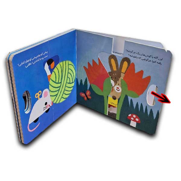 کتاب کشویی بگو کجایی؟به هاپو بگو کجایی؟